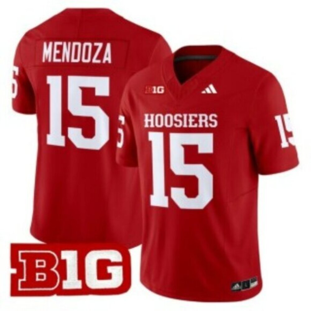 Mens Youths Kids Fernando Mendoza Crimson Red Jersey Stitched Vapor
